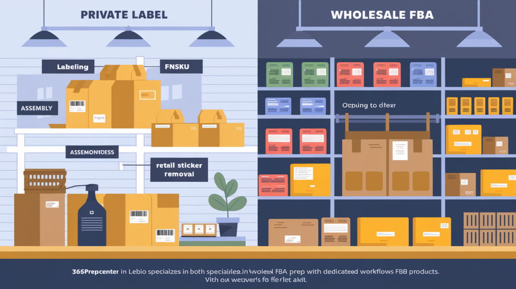 Private Label vs. Wholesale FBA Prep: What’s Different and Why It Matters